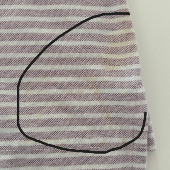 Peter Millar Crown Crafted Mens Albatross Stripe Cotton Blnd Pique Polo Size XXL - Picture 10 of 10